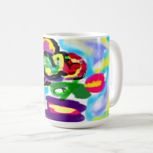 Kolibrifeder  kaffeetasse (VorderseiteRechts)