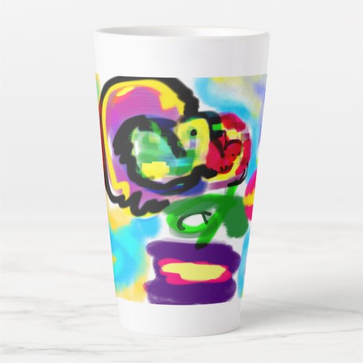 Kolibrifeder  milchtasse (Vorderseite)