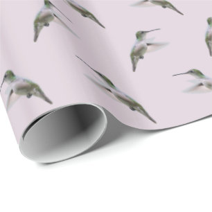 Kolibrifieber-Geschenkpapier (Staubrosa) Geschenkpapier