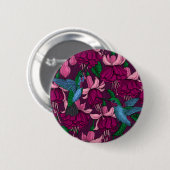 Kolibrigarten Button (Vorne & Hinten)