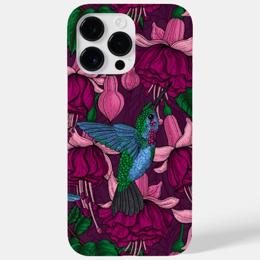 Kolibrigarten Case-Mate iPhone Hülle (Rückseite)