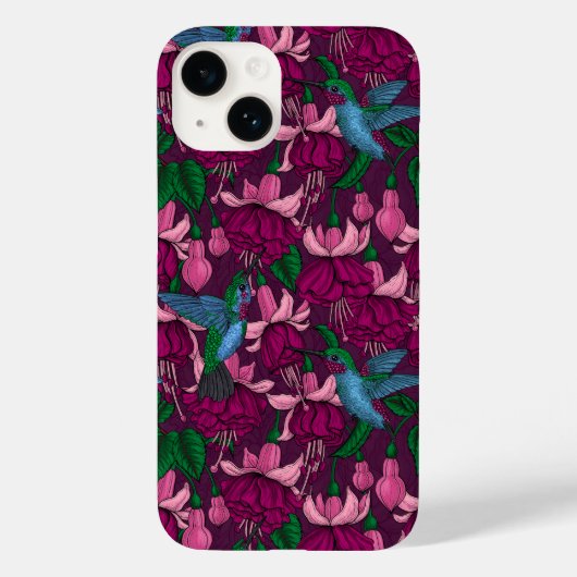 Kolibrigarten Case-Mate iPhone Hülle (Rückseite)