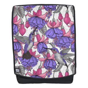 Kolibrigarten in Melrose und Pink Rucksack