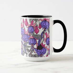 Kolibrigarten in Melrose und Rosa Tasse