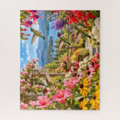 Kolibrigarten Puzzle (Vertikal)