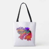 Kolibriliebe Tasche (Rückseite)