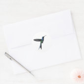 Kolibriliebhaber Runder Aufkleber (Umschlag)