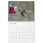Kolibris 2027 kalender (Mär 2027)