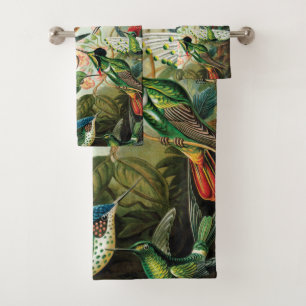 Kolibris durch Ernst Haeckel Badhandtuch Set