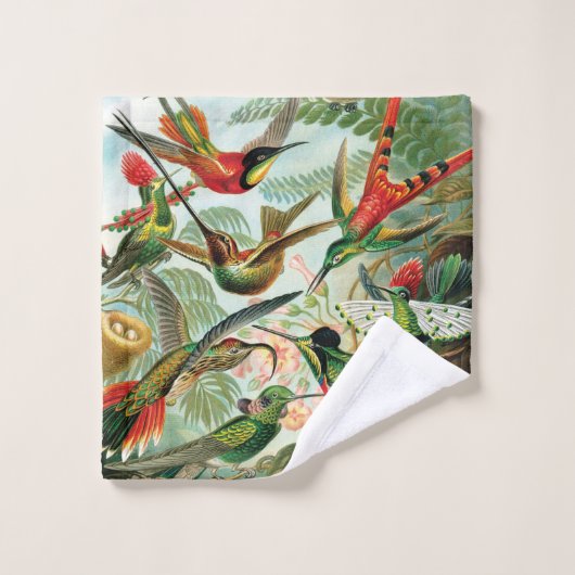Kolibris durch Ernst Haeckel Badhandtuch Set (Waschlappen)
