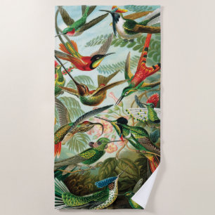 Kolibris durch Ernst Haeckel Strandtuch