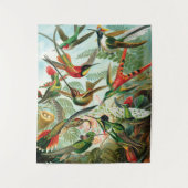 Kolibris durch Ernst Haeckel Wandteppich (Vorderseite)