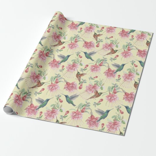 Kolibris Geschenkpapier (Ungerollt)