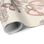 Kolibris Geschenkpapier (Rolleneckpunkt)
