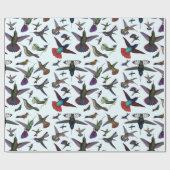 Kolibris Geschenkpapier (Flach)