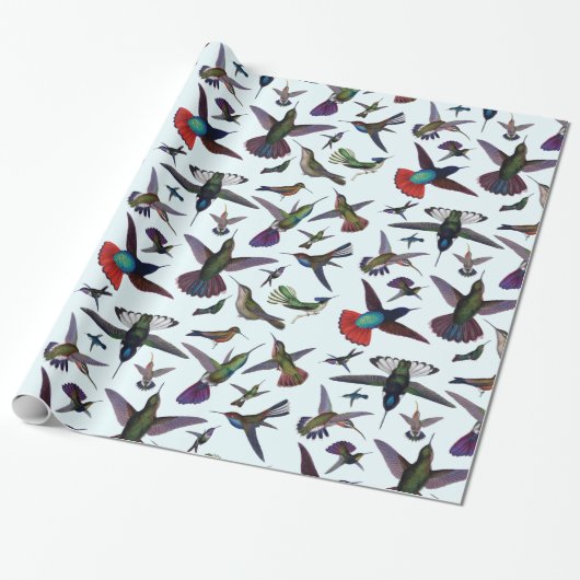Kolibris Geschenkpapier (Ungerollt)