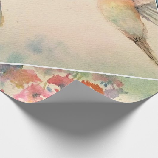 Kolibris Geschenkpapier (Ecke)