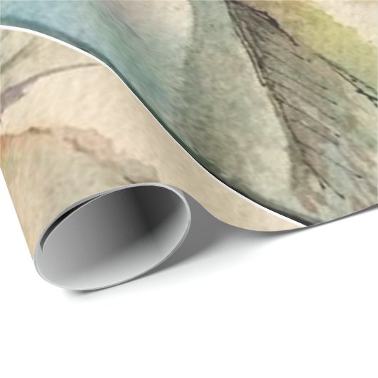 Kolibris Geschenkpapier (Rolleneckpunkt)