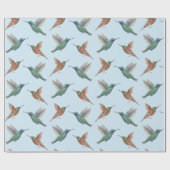Kolibris Geschenkpapier (Flach)