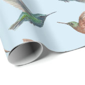 Kolibris Geschenkpapier (Rolleneckpunkt)