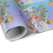 Kolibris Geschenkpapier (Rolleneckpunkt)