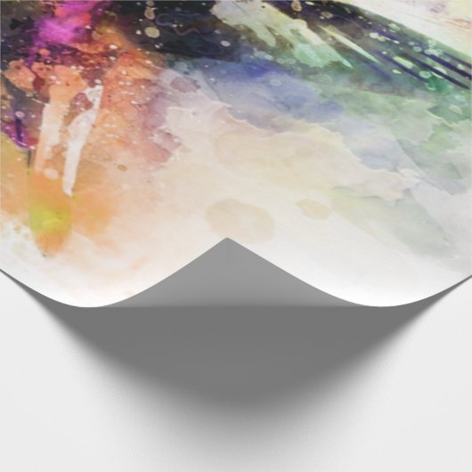 Kolibris Geschenkpapier (Ecke)