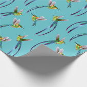 Kolibris Geschenkpapier (Ecke)
