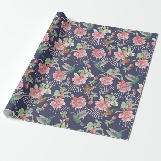 Kolibris Geschenkpapier (Ungerollt)