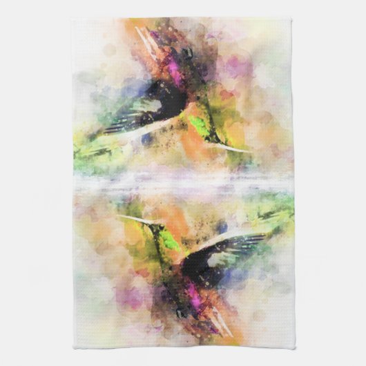 Kolibris Geschirrtuch (Vertikal)