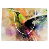 Kolibris Große Geschenktüte (Rückseite)