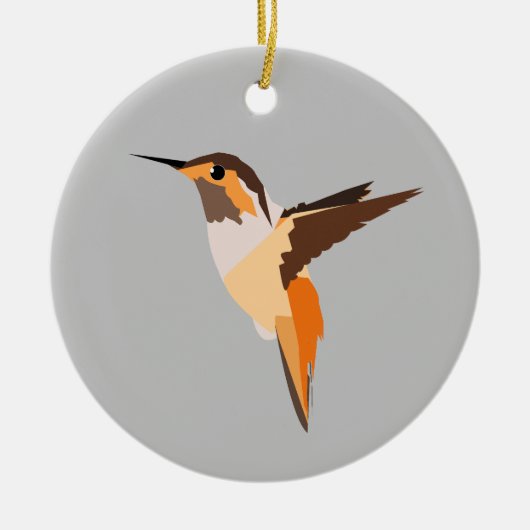 Kolibris Keramik Ornament (Vorne)