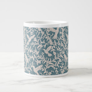Kolibris Laub blau Jumbo-Tasse