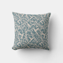 Kolibris Laub blau vintage