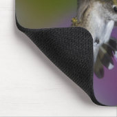Kolibris mit Ruby-Kehle im Flug am Dickicht Mousepad (Ecke)