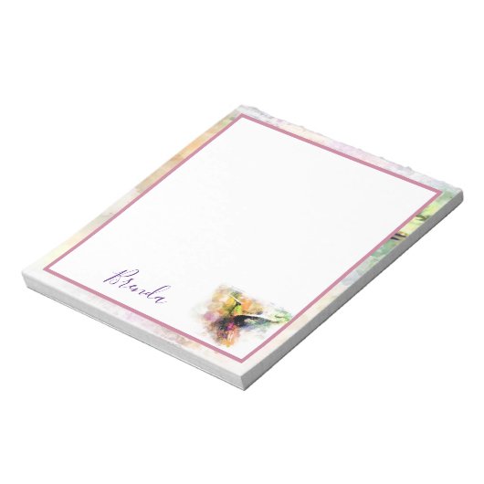 Kolibris Notizblock (Rotiert)