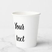 Kolibris Pappbecher (Rückseite)