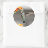Kolibris Runder Aufkleber (Tasche)