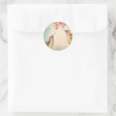 Kolibris Runder Aufkleber (Tasche)