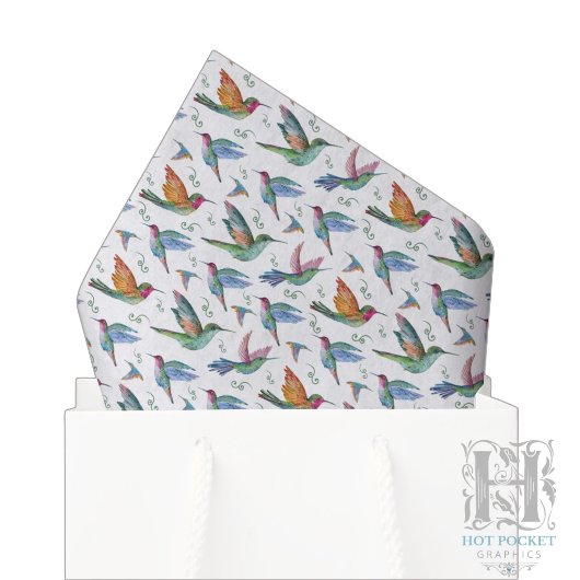 Kolibris Seidenpapier