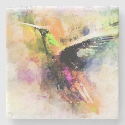 Kolibris Steinuntersetzer (Vorderseite)