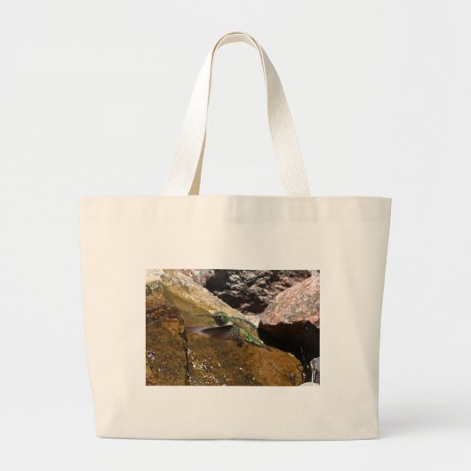 Kolibris-Tasche Jumbo Stoffbeutel (Vorne)