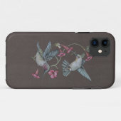 Kolibris u. Rebe Case-Mate iPhone Hülle (Rückseite (Horizontal))