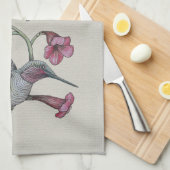 Kolibris u. Rebe Handtuch (Viertel Falte)