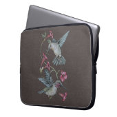 Kolibris u. Rebe Laptopschutzhülle (Vorderseite Links)