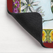 Kolibris und Blumen #2 Mousepad (Ecke)