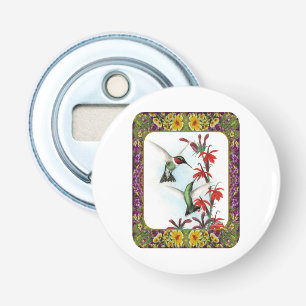 Kolibris und Blumen #5 Flaschenöffner