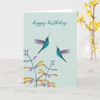 Kolibris und Blumen des Mexikanischen Veilchenohrk