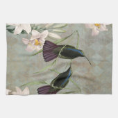 Kolibris und Lilien Küchentuch (Horizontal)