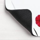 Kolibris und Mohnblumen-Blumen Mousepad (Ecke)