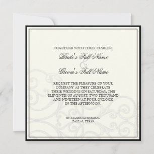 Kolibris und Schwünge - Hochzeitseinladung Einladung